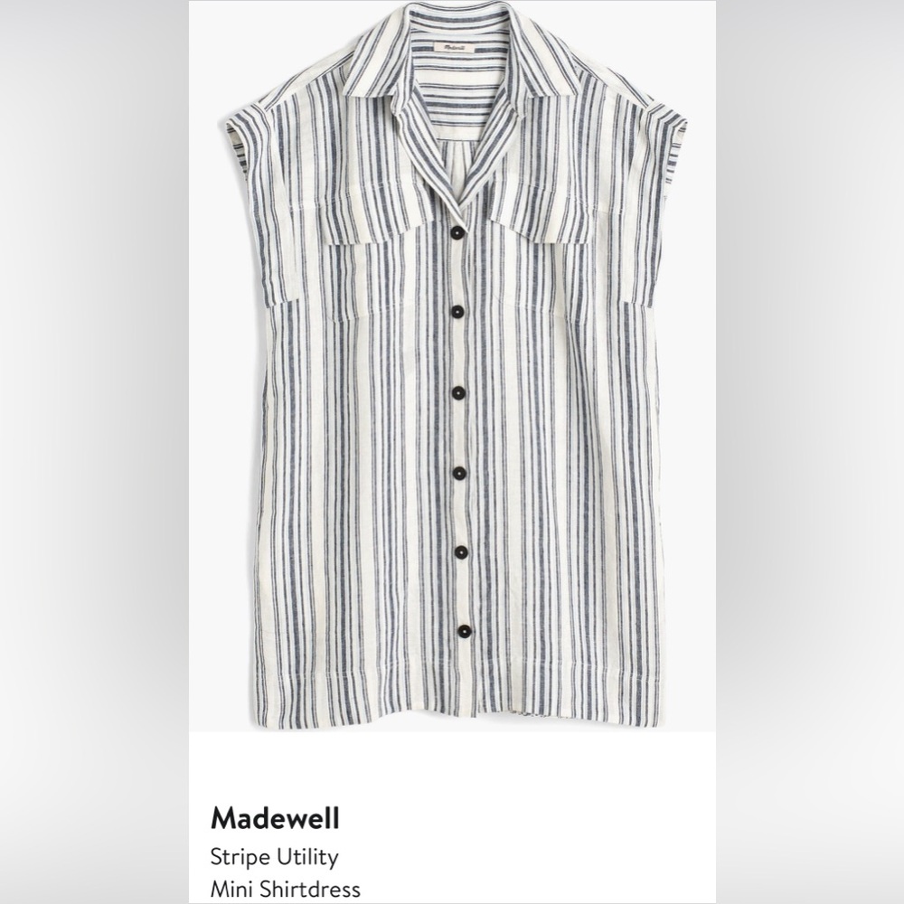 Madewell Striped Mini Dress